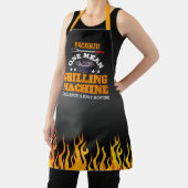 BLACKの炎で焼き上げる凄腕マシーン エプロン (インサイチュ)