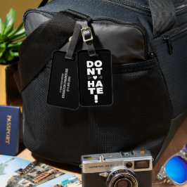 BLACKを憎まない ラゲッジタグ