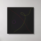 Black キャンバスプリント (正面)