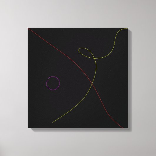 Black キャンバスプリント (正面)