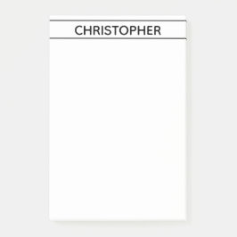 BLACK パーソナライズされた Post-it Notes ポストイット