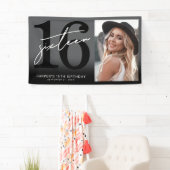 Black 16th Birthday Party 横断幕 (インサイチュ)