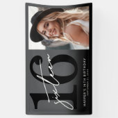 Black 16th Birthday Party 横断幕 (縦)