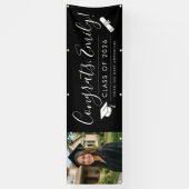 BLACK 2026 | Graduation Banner with Photo 横断幕 (縦)