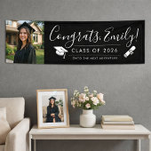 BLACK 2026 | Graduation Banner with Photo 横断幕