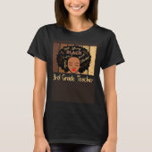 Black 3rd Grade Teacher Love African American Tシャツ (正面)