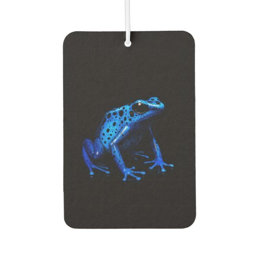 Black 4 Luxe Car Air Fresheners, Blue Frog カーエアーフレッシュナー (正面)
