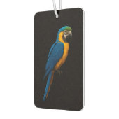 Black 4 Luxe Car Air Fresheners, Blue Yellow Macaw カーエアーフレッシュナー (左)