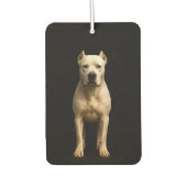 Black 4 Luxe Car Air Fresheners Bold Dog Argentino カーエアーフレッシュナー (正面)