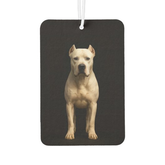 Black 4 Luxe Car Air Fresheners Bold Dog Argentino カーエアーフレッシュナー (裏面)