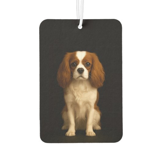 Black 4 Luxe Car Air Fresheners Cavalier Spaniel カーエアーフレッシュナー (裏面)