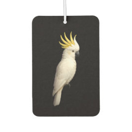 Black 4 Luxe Car Air Fresheners, Crested Cockatoo カーエアーフレッシュナー