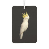 Black 4 Luxe Car Air Fresheners, Crested Cockatoo カーエアーフレッシュナー (裏面)