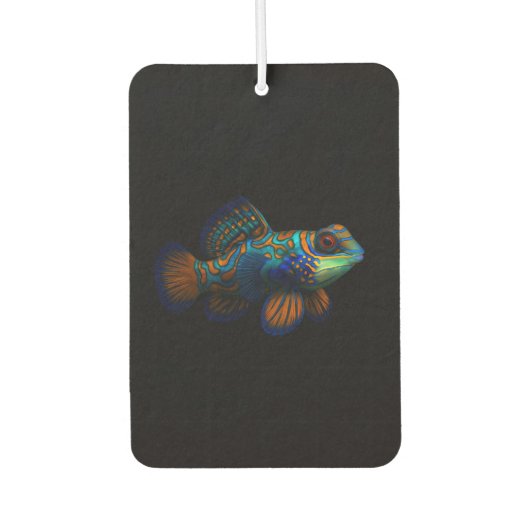 Black 4 Luxe Car Air Fresheners, Dragonet Mandarin カーエアーフレッシュナー (正面)