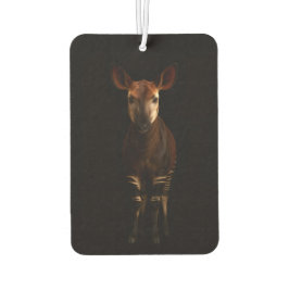 Black 4 Luxe Car Air Fresheners, Forest Okapi カーエアーフレッシュナー