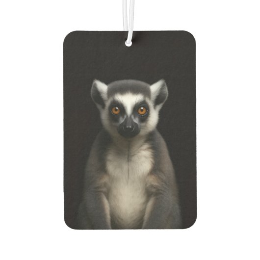 Black 4 Luxe Car Air Fresheners Gentle Lemur カーエアーフレッシュナー (裏面)