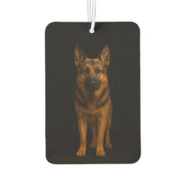 Black 4 Luxe Car Air Fresheners, German Shepherd カーエアーフレッシュナー