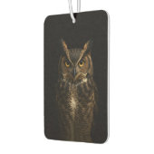 Black 4 Luxe Car Air Fresheners, Golden Eye Owl カーエアーフレッシュナー (左)