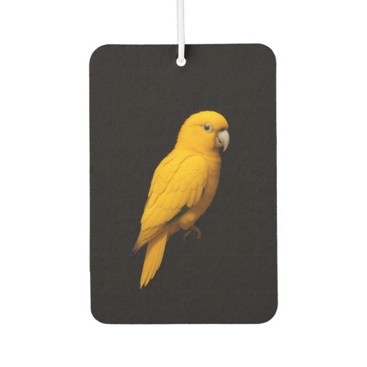 Black 4 Luxe Car Air Fresheners, Golden Parakeet カーエアーフレッシュナー (正面)
