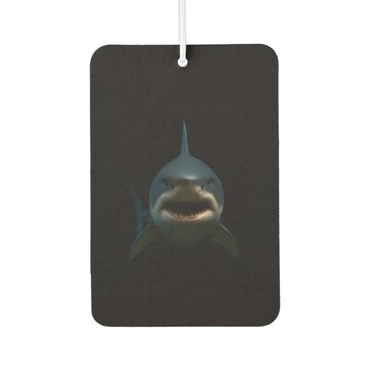 Black 4 Luxe Car Air Fresheners, Great White Shark カーエアーフレッシュナー (正面)
