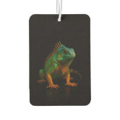 Black 4 Luxe Car Air Fresheners, Green Iguana カーエアーフレッシュナー (裏面)