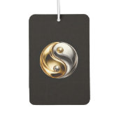 Black 4 Luxe Car Air Fresheners Harmony Yin Yang カーエアーフレッシュナー (正面)