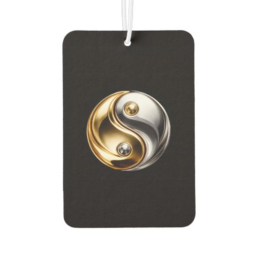 Black 4 Luxe Car Air Fresheners Harmony Yin Yang カーエアーフレッシュナー (裏面)
