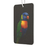 Black 4 Luxe Car Air Fresheners, Lorikeet Parrot カーエアーフレッシュナー (左)