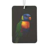 Black 4 Luxe Car Air Fresheners, Lorikeet Parrot カーエアーフレッシュナー (裏面)