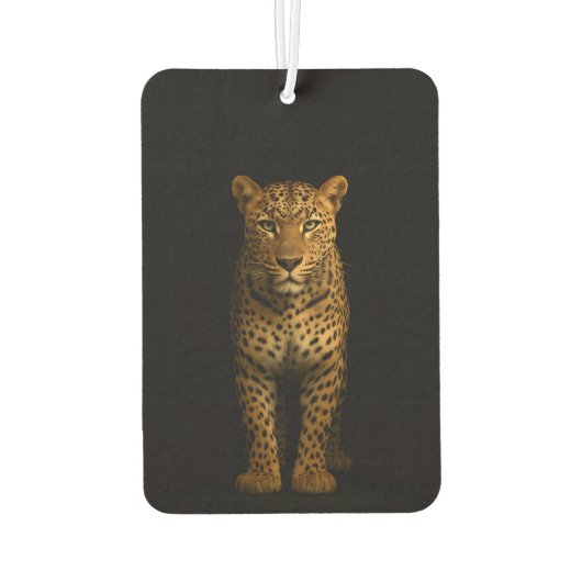 Black 4 Luxe Car Air Fresheners Majestic Leopard カーエアーフレッシュナー (裏面)