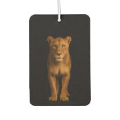 Black 4 Luxe Car Air Fresheners, Noble Lioness カーエアーフレッシュナー (正面)