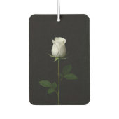 Black 4 Luxe Car Air Fresheners, Pure White Rose カーエアーフレッシュナー (正面)