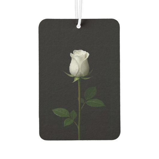 Black 4 Luxe Car Air Fresheners, Pure White Rose カーエアーフレッシュナー (裏面)
