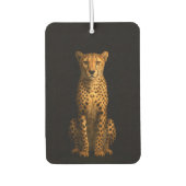 Black 4 Luxe Car Air Fresheners, Sleek Cheetah カーエアーフレッシュナー (正面)