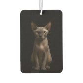 Black 4 Luxe Car Air Fresheners, Sphynx Cat カーエアーフレッシュナー (裏面)