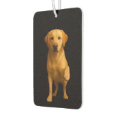 Black 4 Luxe Car Air Fresheners, Tender Labrador カーエアーフレッシュナー (左)