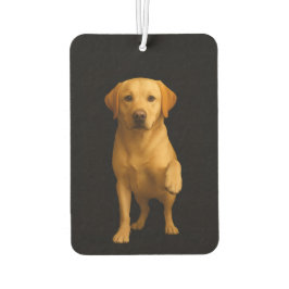 Black 4 Luxe Car Air Fresheners, Tender Labrador カーエアーフレッシュナー