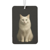 Black 4 Luxe Car Air Fresheners Turkish Angora Cat カーエアーフレッシュナー (裏面)