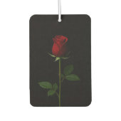Black 4 Luxe Car Air Fresheners, Velvet Red Rose カーエアーフレッシュナー (正面)