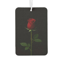 Black 4 Luxe Car Air Fresheners, Velvet Red Rose カーエアーフレッシュナー