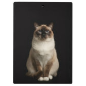 Black 4 Luxe Clipboard, Birmanese Cat クリップボード (裏面)
