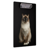 Black 4 Luxe Clipboard, Birmanese Cat クリップボード (右)