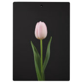 Black 4 Luxe Clipboard, Blush Pink Tulip クリップボード (裏面)