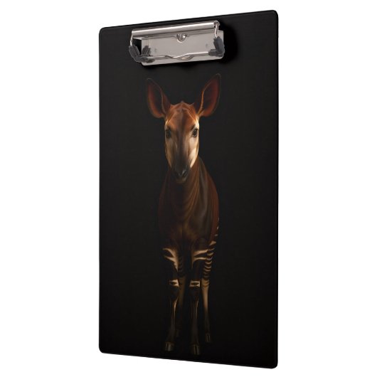 Black 4 Luxe Clipboard, Forest Okapi クリップボード (左)