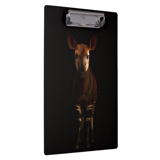 Black 4 Luxe Clipboard, Forest Okapi クリップボード (右)