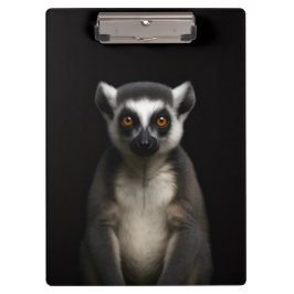 Black 4 Luxe Clipboard, Gentle Lemur クリップボード
