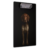 Black 4 Luxe Clipboard, German Pointer Dog クリップボード (右)