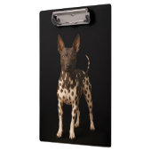 Black 4 Luxe Clipboard, Hairless Terrier Dog クリップボード (左)