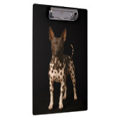 Black 4 Luxe Clipboard, Hairless Terrier Dog クリップボード (右)