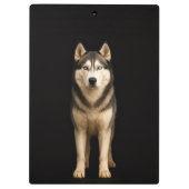 Black 4 Luxe Clipboard, Icy Elite Husky クリップボード (裏面)